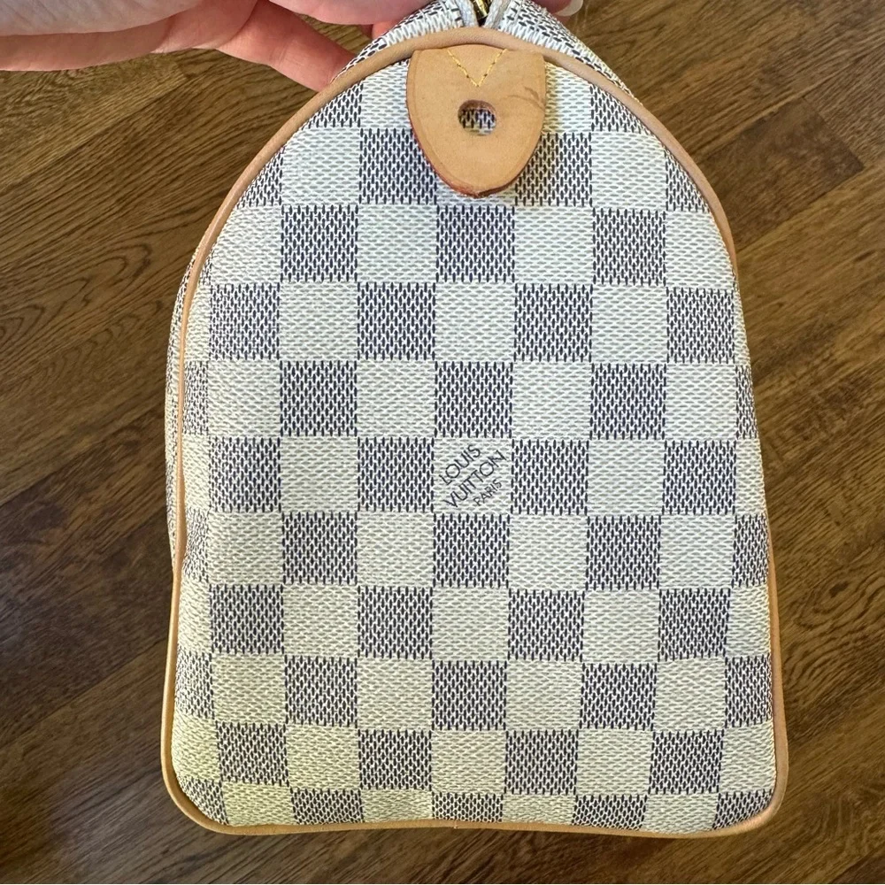❤️SOLD❤️ Louis Vuitton Damier Azur Speedy 25 - GORGEOUS Condition! - Picture 9 of 14